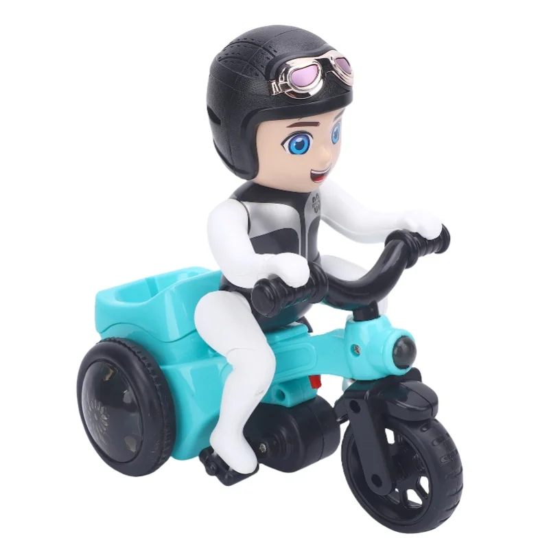 Baby Stunt Tricycle Toy 360 Degree Rotating Toddler Electric Tricycle Toy For Boys Girls Battery Powered