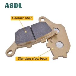 Motorcycle Rear Brake Pads For Yamaha XJ6-F XJ6-S XJ6 FZ6 XJ6-N FZ1 Fazer YZF FZ6-NS FZ6 FZ8 YZF-R6 Fazer 8 YZF-R1SP #b