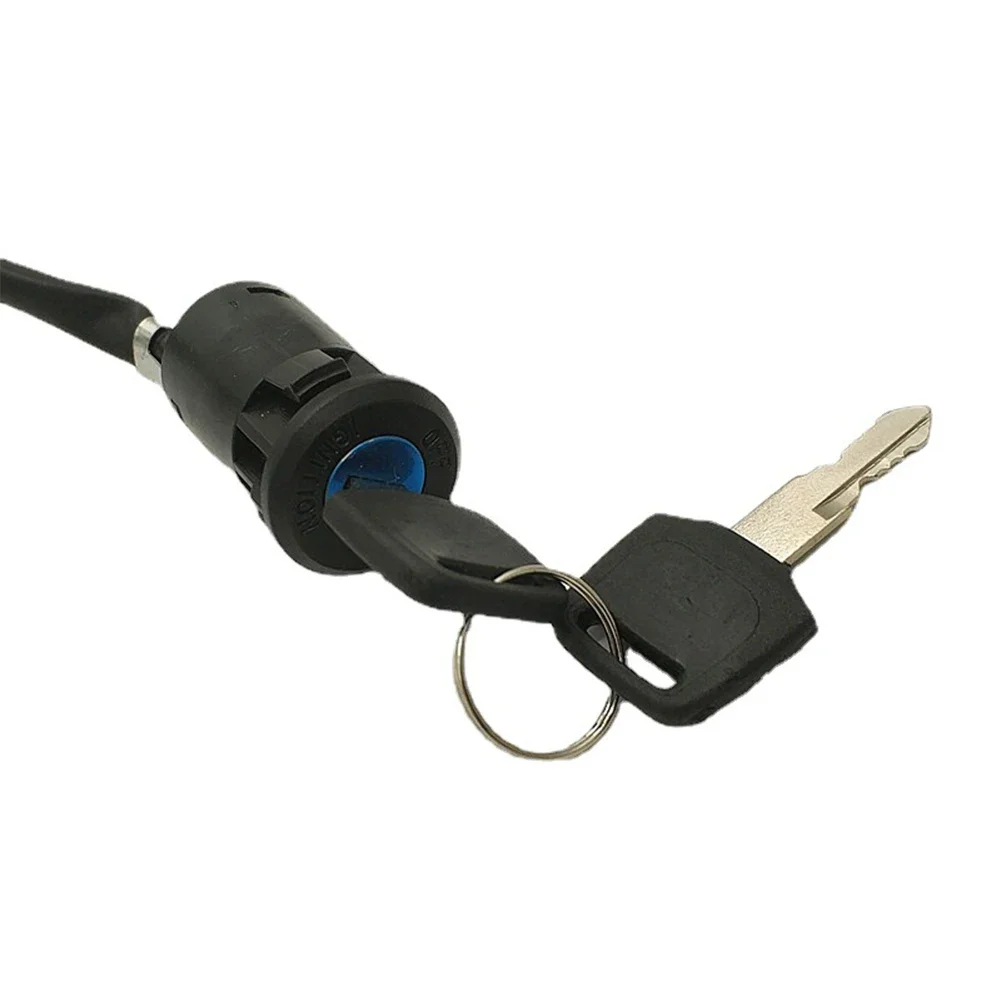 Lock+Key High Quality & Durable Ignition Key Barrel Switch 2 Wire Position Lock+Key Set For Electric Bikes/Scooters