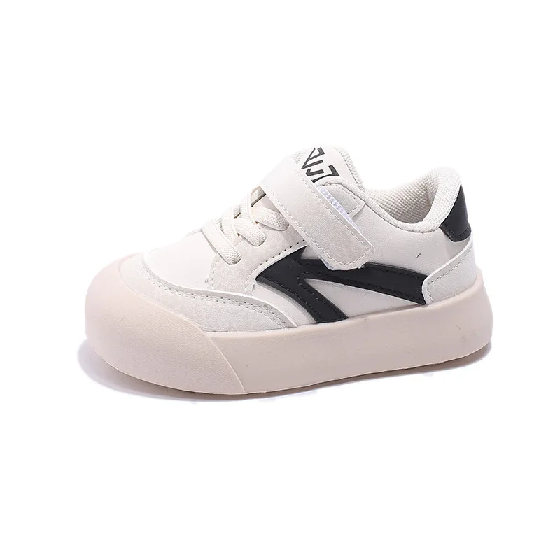 Chaussures de planche blanches pour enfants, chaussures pour tout-petits, chaussures de maternelle, baskets pour petits enfants, garçons et filles, printemps et automne