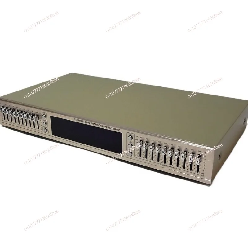 

EQ665 эквалайзер Hi-Fi лихорадка домашний эквалайзер тюнер двойной 10-полосный стерео, регулировка высоких и средних басов