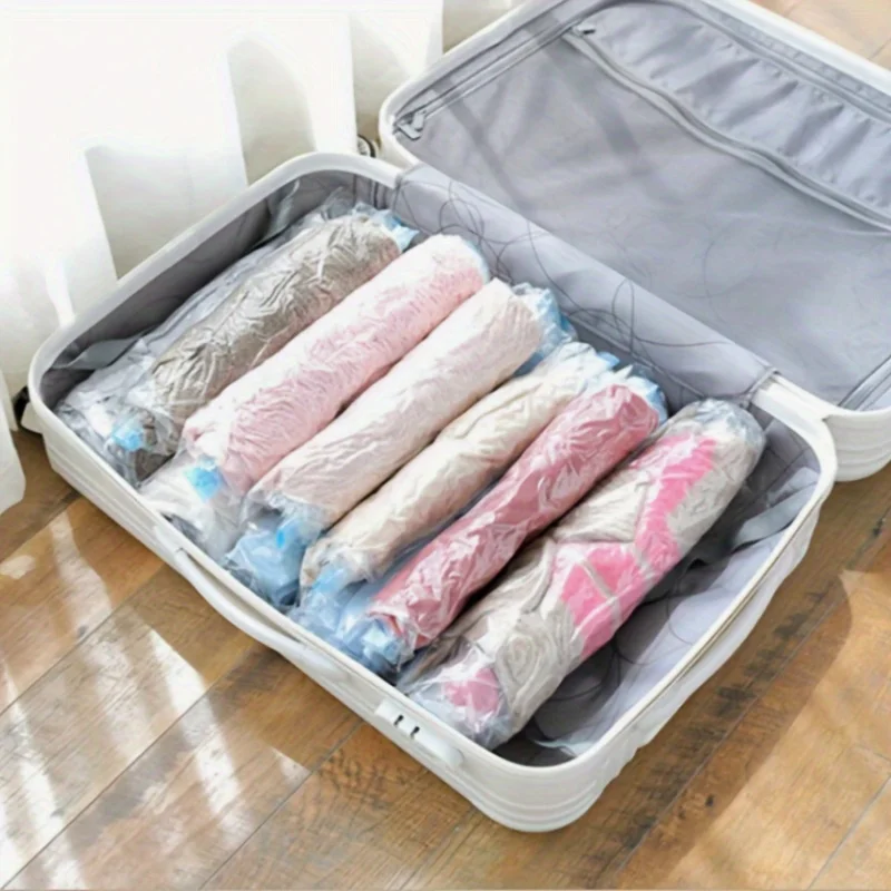 2 قطعة/المجموعة كيس ضغط بدون مضخة! كيس توفير المساحة - لا حاجة إلى فراغ أو مضخة أثناء السفر، بأسعار معقولة ومريحة للغاية #5