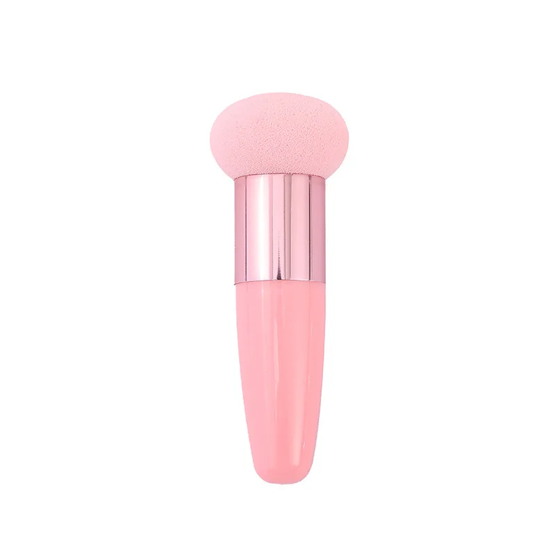 แปรงแต่งหน้าทรงหัวกระสุนแบบเฉียง ขนพัฟทรงเห็ดเล็ก รูปหัวใจ อุปกรณ์แต่งหน้าเพื่อสุขภาพและความงาม