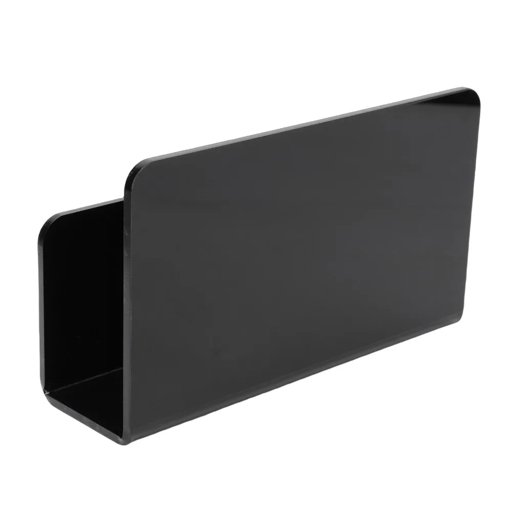 Portable Different Colors Acrylic Mail Holder Acrylic 17.5 X 5.5 X 10cm Letter Organizer Stand Envelope Mail Sorter for Home