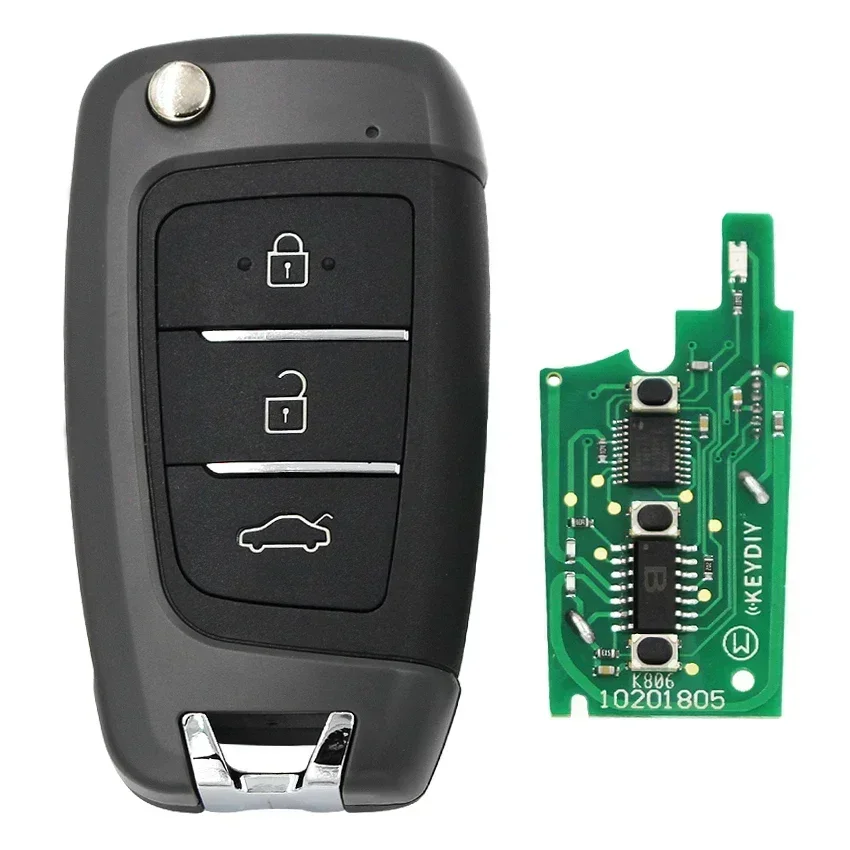 1/2/3pcs KEYDIY NB25 NB Series MultiFunctional Universal Car Remote Key 3 Buttons for For Hyundai KD900 KD900+ URG200 KD-X2 Mini