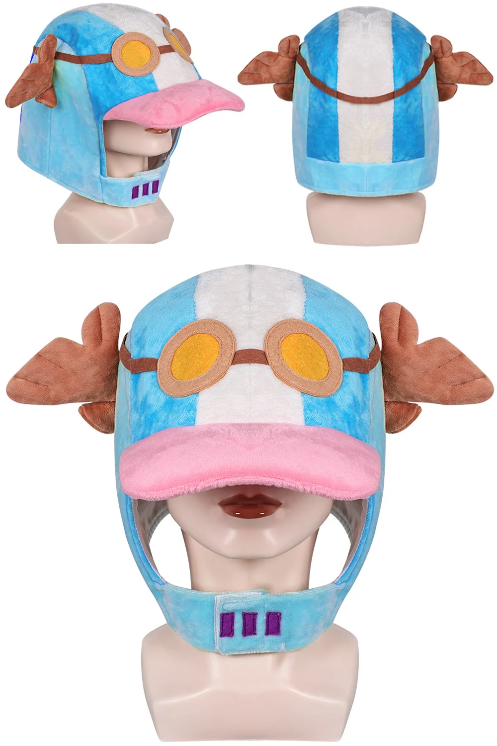 

Tony Chopper Cosplay Hat Anime Pirate Cosplay Costume Accessories Women Men Roleplay Fantasia Prop Halloween Party Props Decor