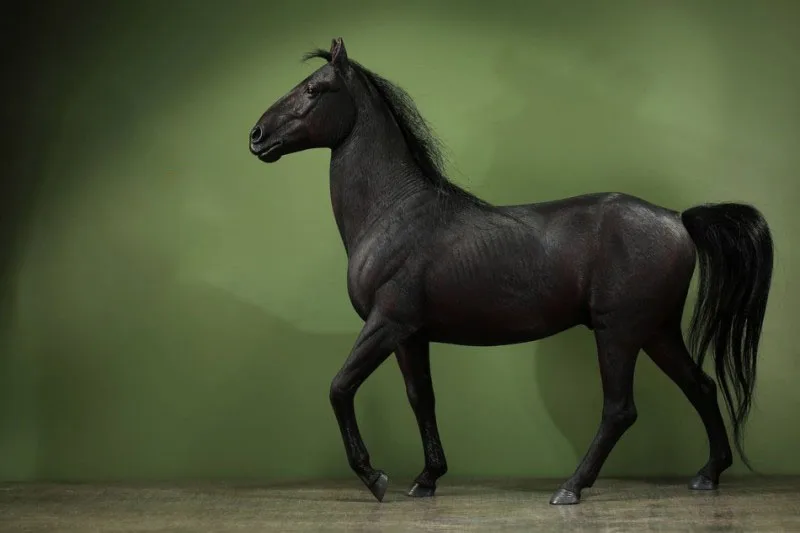 MR.Z 1/6 Simulation Animal Horse Chinese Ancient Horse Gear Accessories Model Fit 12'' Soldier Action Figure Body Dolls Toy