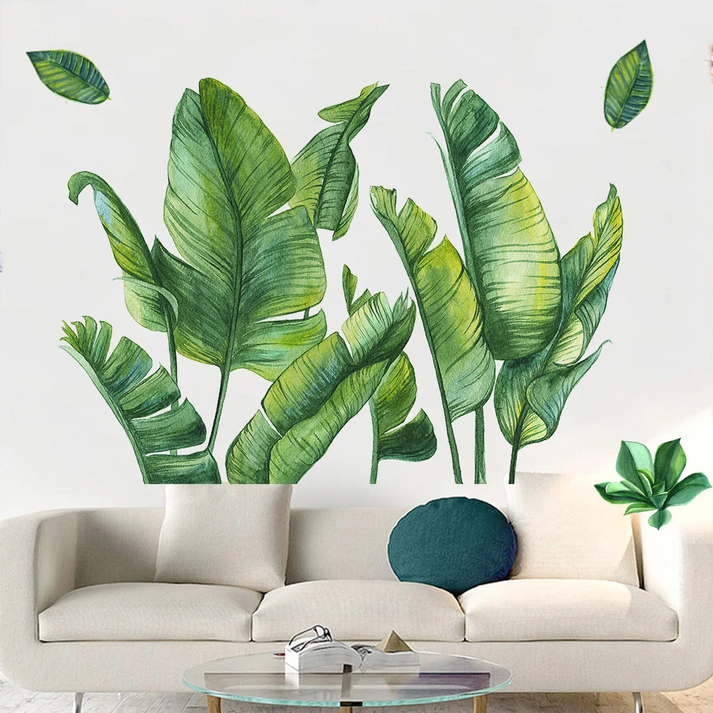 Art Wall Sticker Decal Decor Green Living Plant Removable Room Sticker Wall Protable Reliable Top Sale Hot Sale