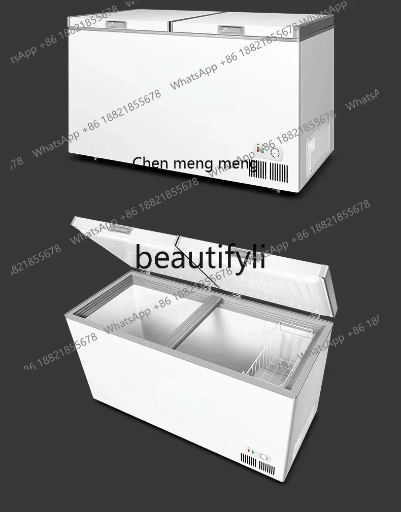 تستخدم تجار الفريزر Z189 428/528L التبريد ذو السعة الكبيرة والتجميد والحفاظ على توفير الكهرباء وثنائي الغرض