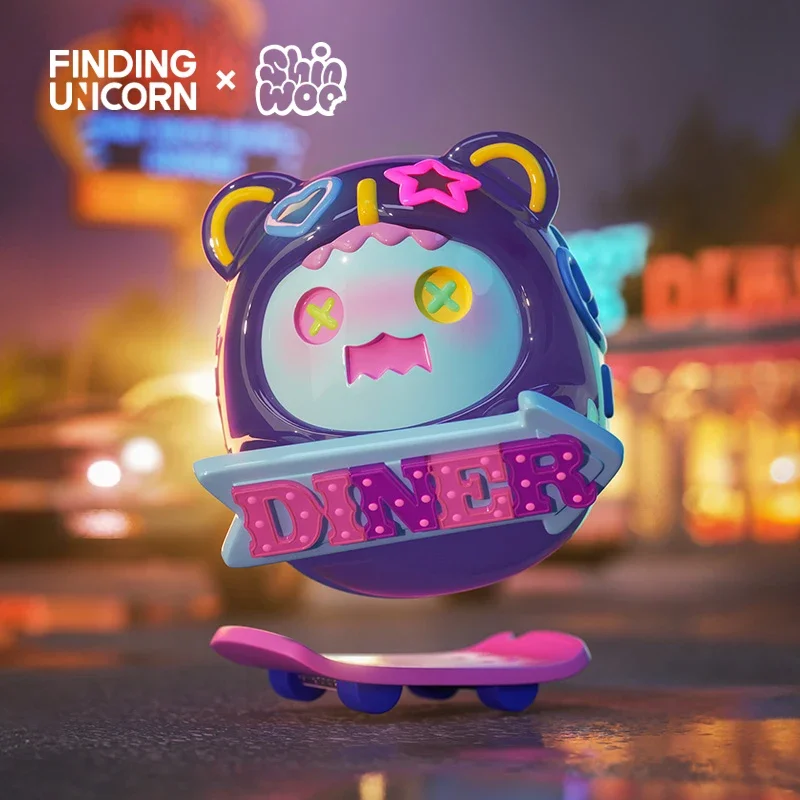 

Finden Einhorn ShinWoo Ghost Diner Series Blind Box Toys Cute Action Anime Figure Kawaii Mystery Box Model