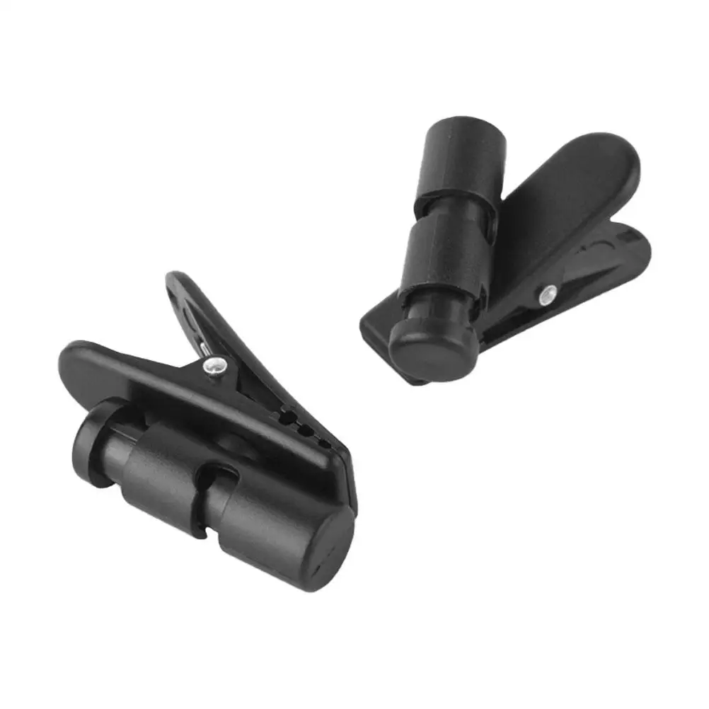 

2 Pcs Clamps Anti-removal Durable ABS Cord Headset Clips Organizer Running Headphones Clips Walking Accessories