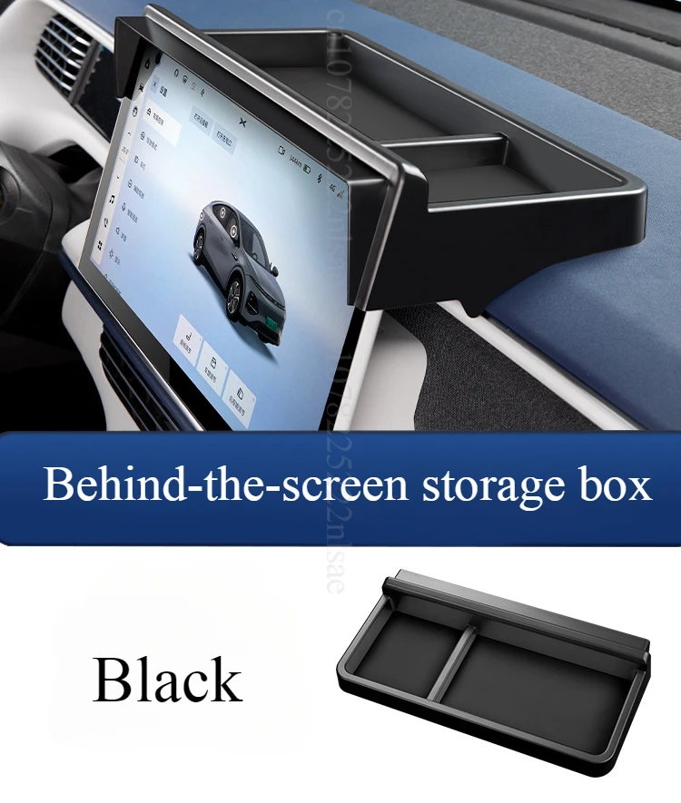 For Xpeng G6 Center Console Organizer Black Blue Storage Box Lower Storage Organizer Conversion Interior Accessories