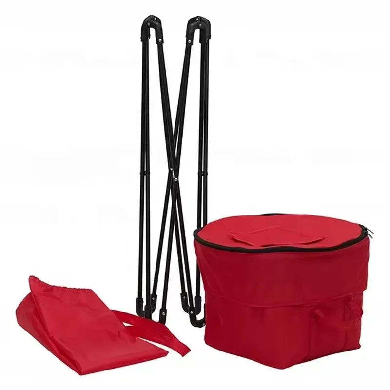 for OEM ODM Large Capacity Portable Eco Friendly Adjustable Height Stand Metal Insulated Cooler Bag for Camping Beach BBQ view 3