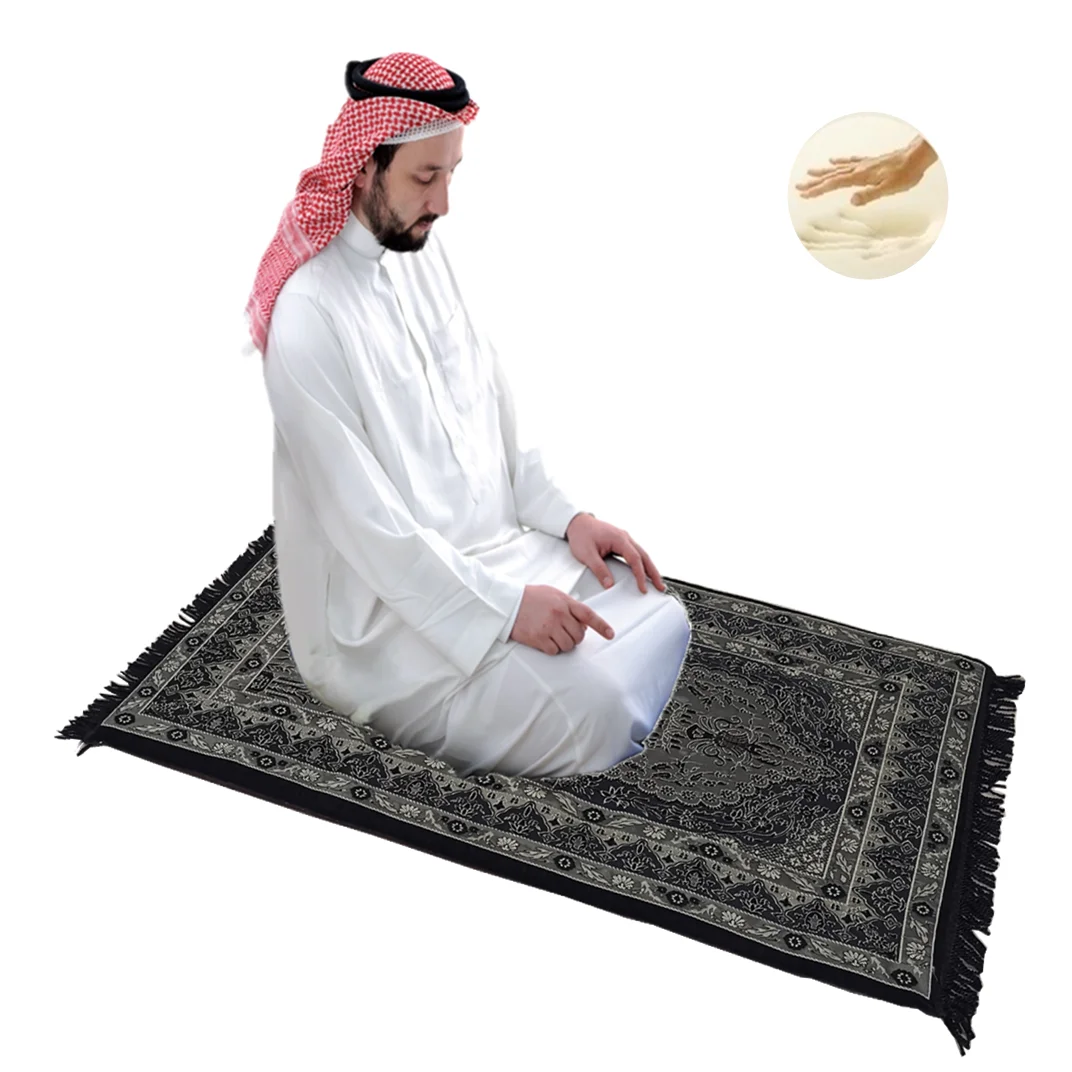 20MM Thickness Momory Foam Prayer Rug Muslim Comfottable Prayer Mat 66x110CM