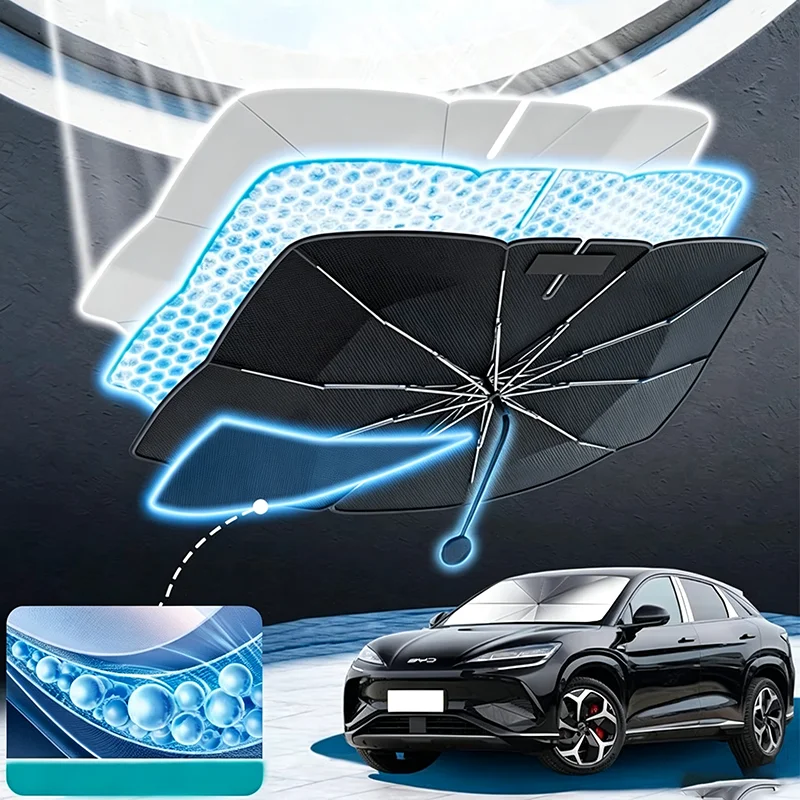 Car Sunshade Windshield Umbrella Foldable - For BYD Sealion 7 Sea Lion