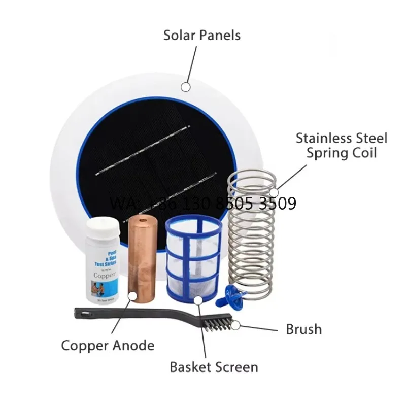

Factory Wholesale 35000 Gallons Algae Killing Water Purifier Solar Pool Ionizer for Swimming Pool Usage