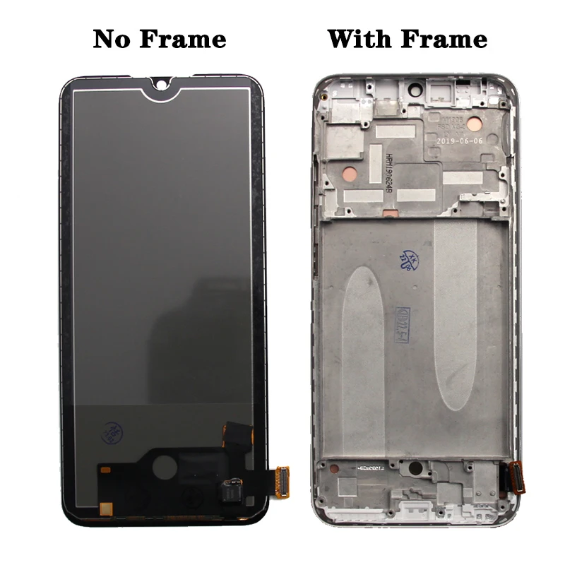 Display For Xiaomi Mi A3 CC9E LCD Touch Screen Replacement With Frame Display For Mi A3 M1906F9SH M1906F9SI LCD Display Assembly