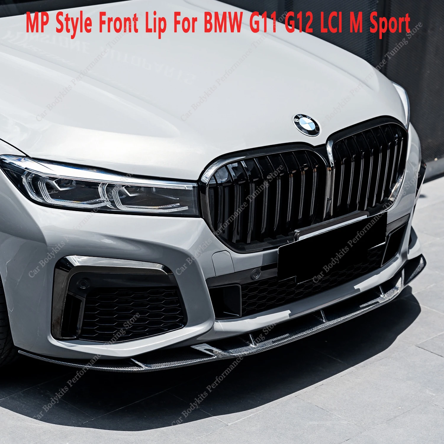 For Bmw G11 G12 M Sport Lci MP Style Front Bumper Splitter Lip Spoiler 740i 750i 740d M760Li M Pack 2019-2022 Bodykits Tuning