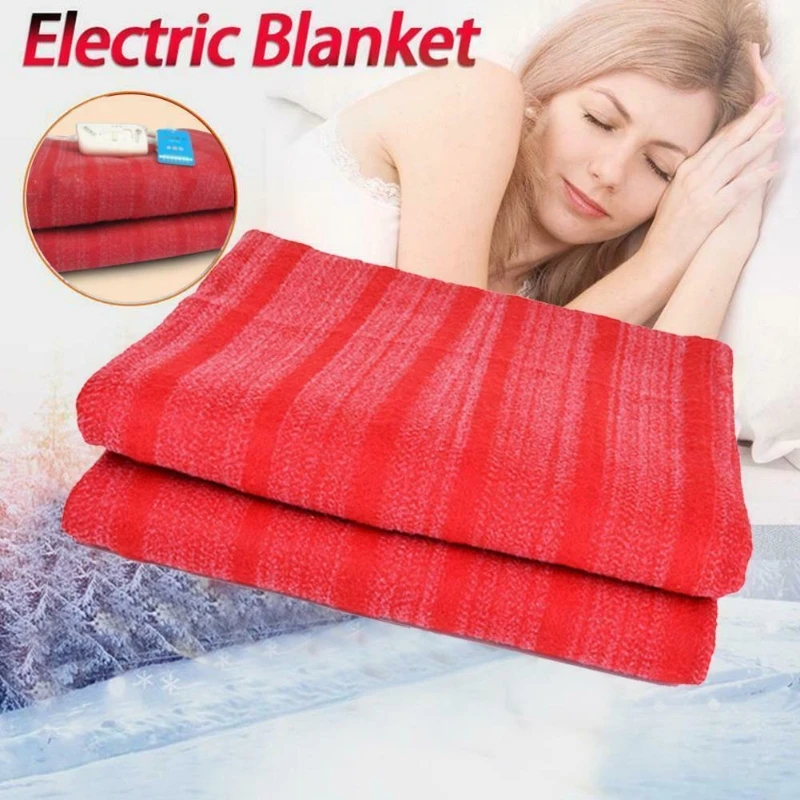 220V Winter Electric Blanket Heater Single Body Warmer Heated Blanket Thermostat Electric Heating Blanket with 3 modes Control