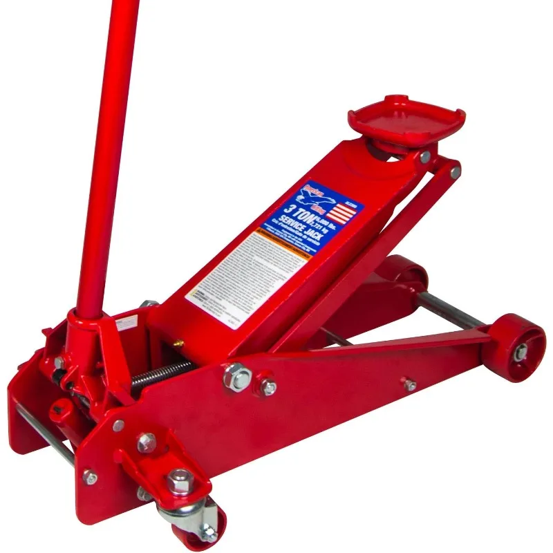 

AL2300 Floor Jack 3 Ton - Professional Heavy Duty Hydraulic Car Truck SUV Service Jack, Red