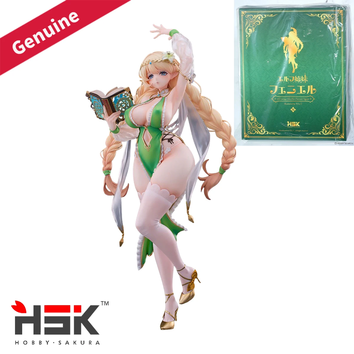

Original Genuine Hobby Sakura Prepainted Original Elf Sisters Fenniel Original Character Figure Decoration Collection Cartoon