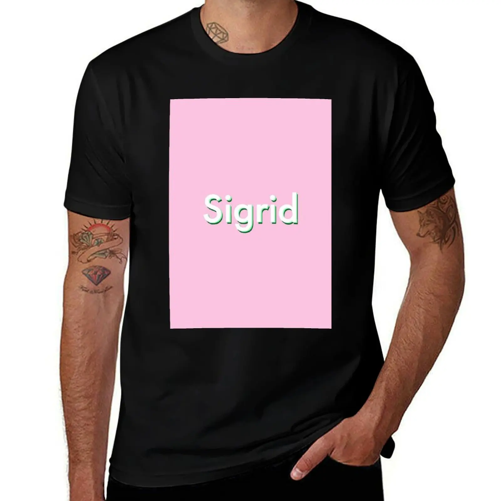 

Sigrid T-Shirt Fashion Pattern Printed Tee Shirt