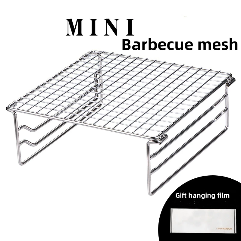 

Mini Grill Rack Folding Stove Grill Support Holder Heating Bracket with Supporting Plate
