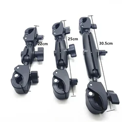1 Inch Ball Head Tough-Claw Mount with Double Socket Arm and Tough-Claw Mount  for Gopro Action Camera RAM mount