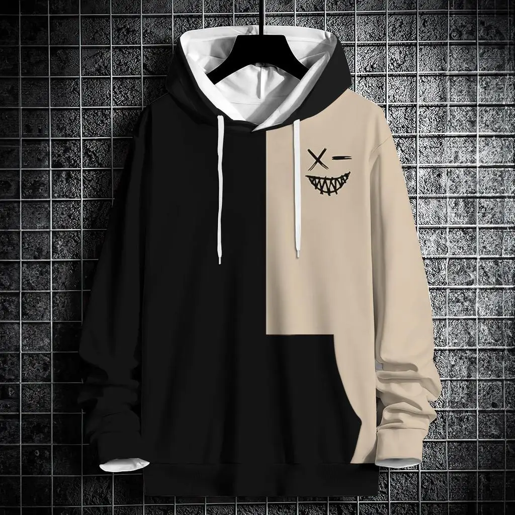 مضحك ثلاثية الأبعاد أغطية رأس مطبوعة للرجال عادية أسلوب بسيط للجنسين بلوزات كنزة بمقاس كبير الخريف والشتاء موضة y2k الملابس