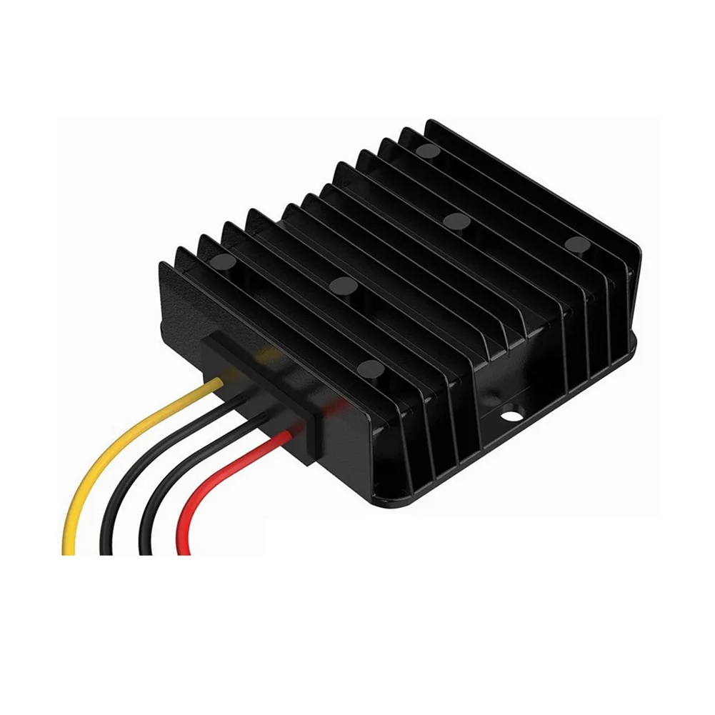 240W 24V Input to 12V Output 20A DC-DC Converter IP68 Waterproof for Golf Cart Bus Vehicle LED Strip and Audio