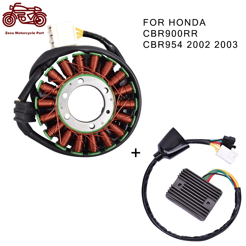 

Motorcycle Performance Ignition Voltage Regulator Rectifier and Stator Coil for HONDA CBR900RR CBR954 CBR 900 RR CBR 954 02 2003