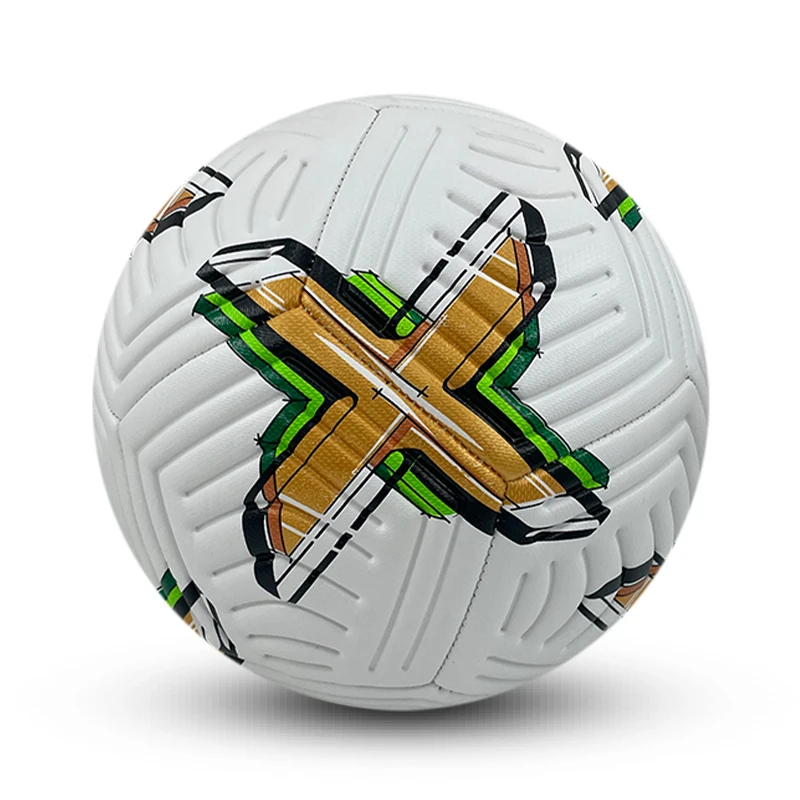 Football Professional No. 5 Football Machine Sewn PU Material Competition Group Training Unisex Soccer Ball Adult Children Race