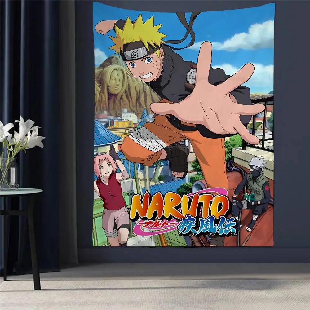 

Japanese Anime N-Naruto DIY Wall Tapestry Art Science Fiction Room Home Decor Wall Art Decor