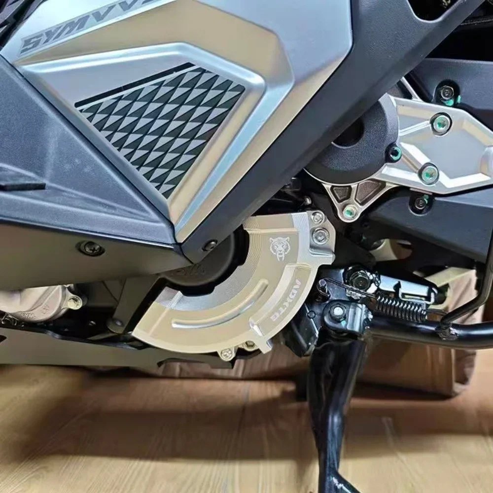 For SYM ADXTG 400 special modification accessory CNC aluminum engine guard cover Engine guard cover Simple bolt-on installation