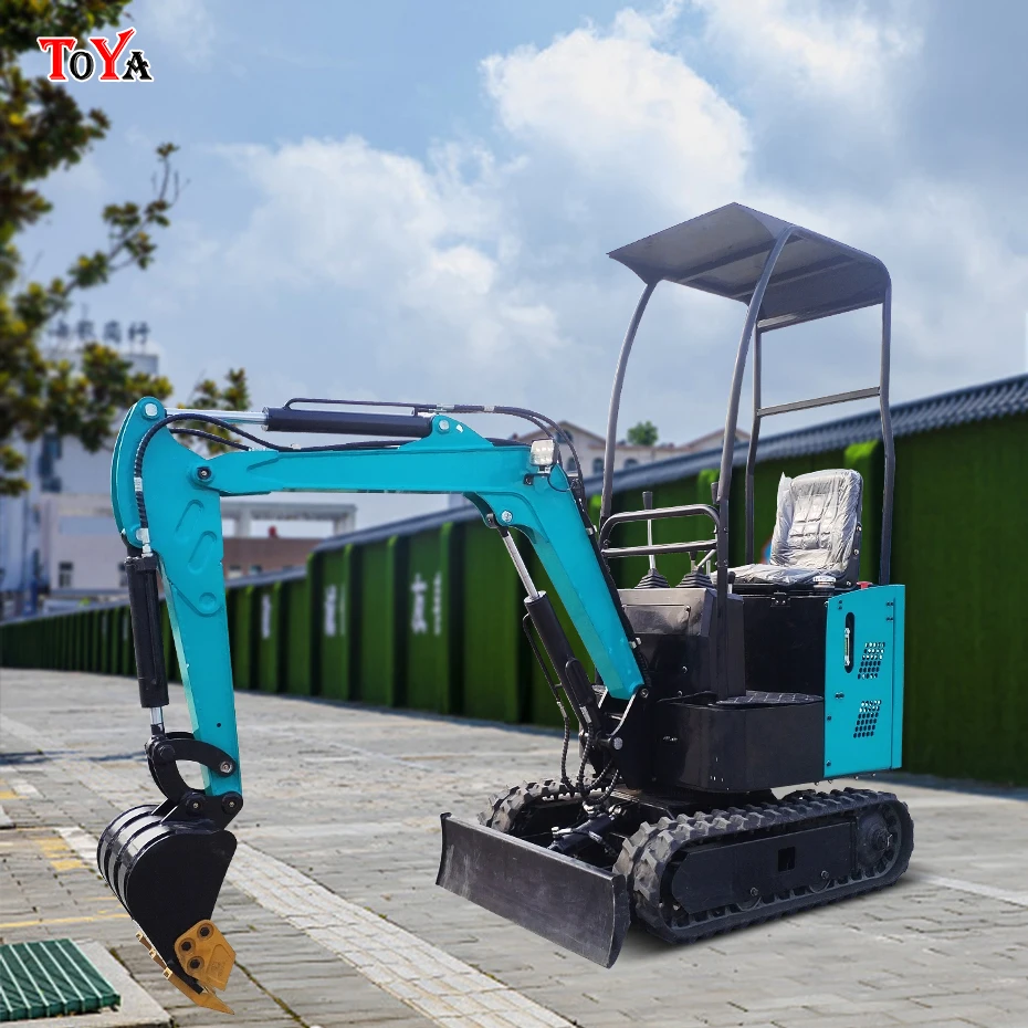 

New 1Ton 1000KG 2Ton Mini Small Digger Micro Escavator Customised export model excavator for orchard farm customized