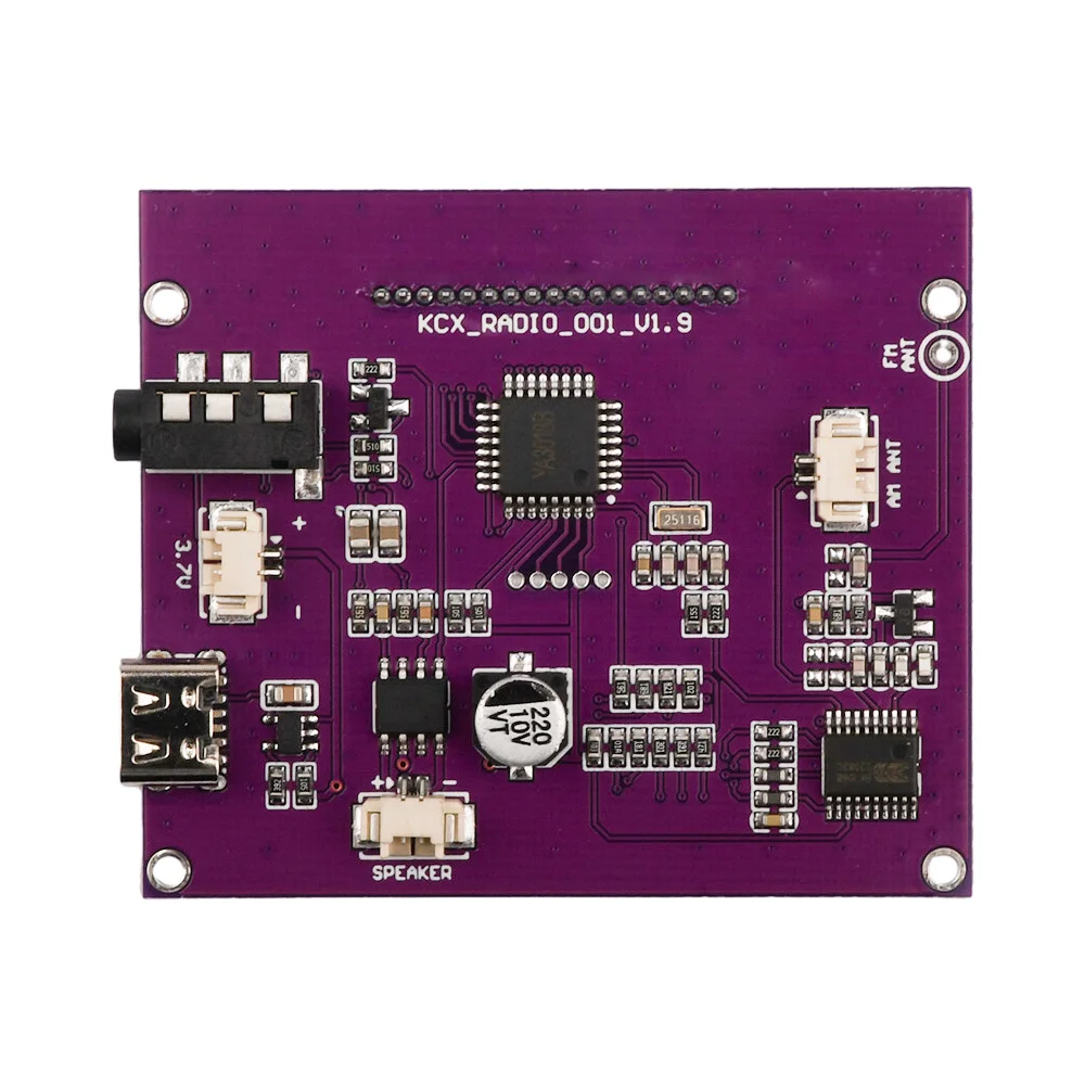 Imagem -02 - Módulo Receptor de Rádio fm Estéreo sem Fio Placa Estéreo Digital Pcb Display Lcd Kits Eletrônicos Faça Você Mesmo 87108mhz