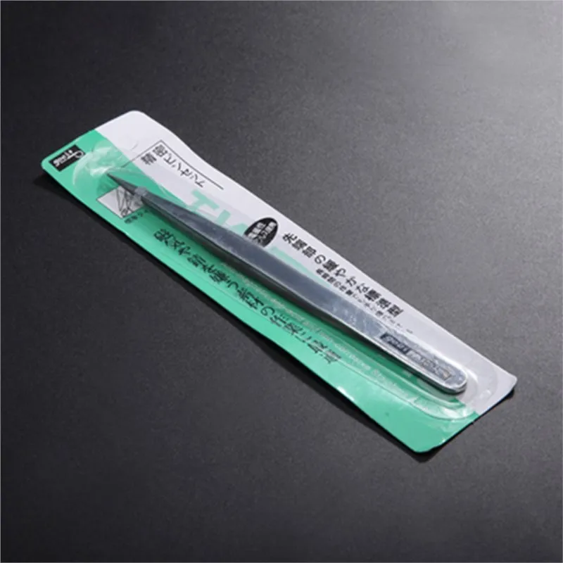 1pc Lab Stainless Steel Straight Tip Tweezer 140mm Lab Supplies