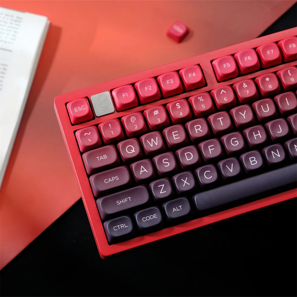 

Good luck key cap PBT MOA height, sublimation, mechanical keyboard cap, customization