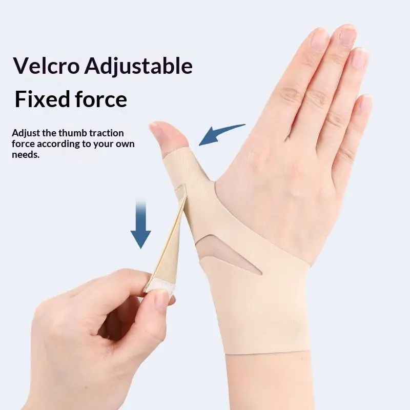 1Pcs Thumb Brace Wrist Stabilizer Pain Relief Right Or Left Hand Soft Thumb Support Compression Sleeve Protector For Women Men