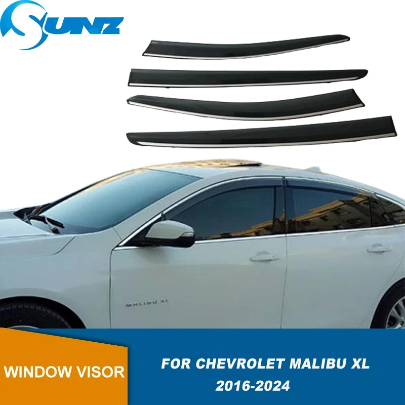 

Car Window Visors For Chevrolet Malibu XL 2016 2017 2018 2019 2020 2021 2022 2023 2024 Auto Wind Deflector Sun Windshield