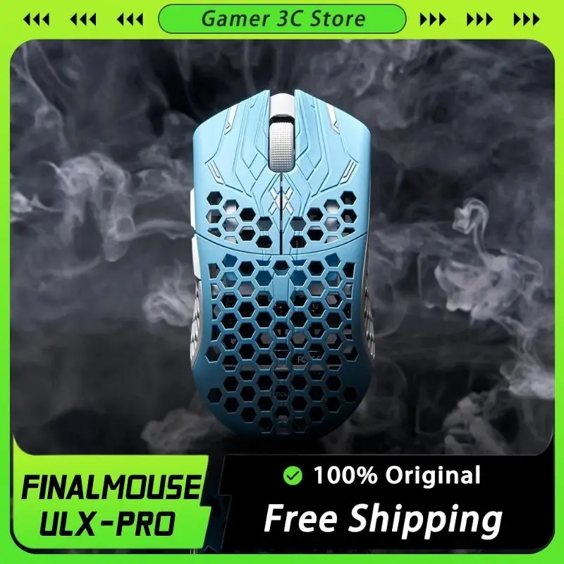 In Stock Finalmouse Ulx-Pro Gaming Mouse 2mode 2.4g Wireless Mouse 8k Omron Switch Paw3395 29g Lightweight esports gamer mouse