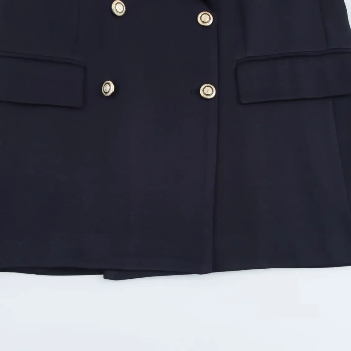 

Loose Casual Double-Breasted Pure Color Retro Suit Jaet for Women New Arrival NINE ZA Women's Faion Spring 2025
