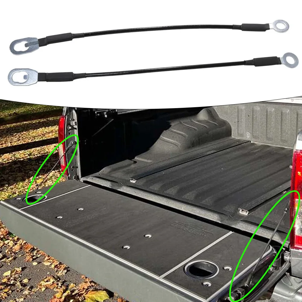 

90460-8B400,38541 2Pcs Rear Trunk Tailgate Cable Lift Gate Support Straps for Nissan Frontier 1998 1999 2000 2001 2002 2003 2004