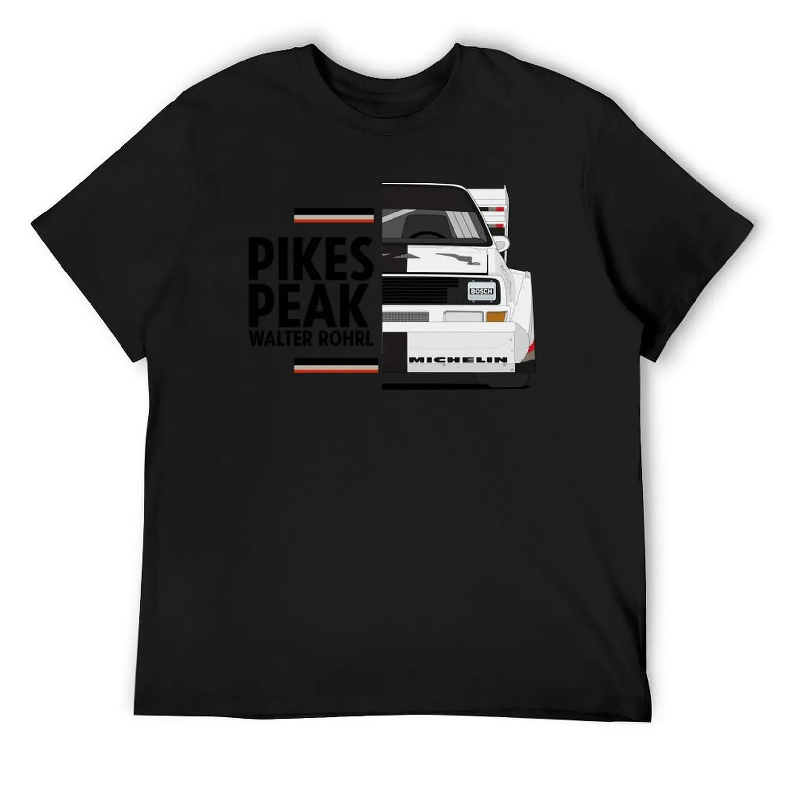 

Walter Rohrl Pikes peak 1987 T-Shirt kawaii clothes fashion shirts Short sleeve tee cotton man t-shirts outfits for men