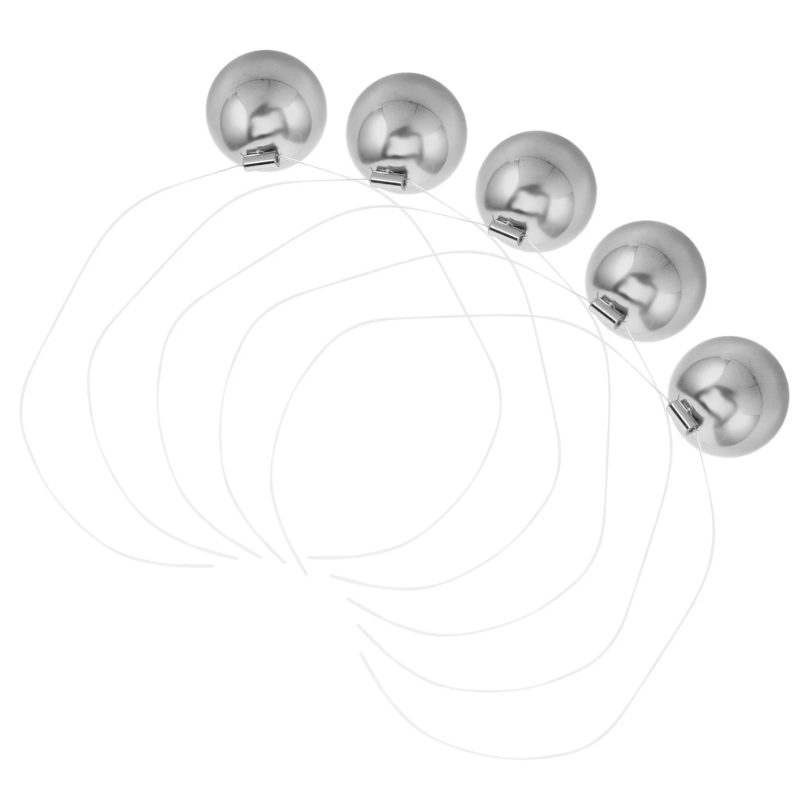 

5Pcs Stainless Steel Balls Swinging Pendulum Balance Desktop Physics Experiment Science Gadget