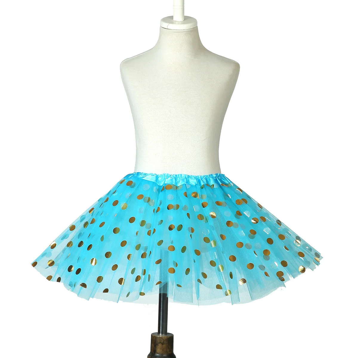 Kids Baby Star Glitter Dance Tutu Skirt For Girl Sequin 3 Layers Tulle Toddler Pettiskirt Children Chiffon 2-8T