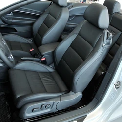 For Volkswagen VW Eos 2006 2007 2008 2009 2010 2011 2012 2013 2014 2015 Faux Leather Custom Car Seat Covers for 2 Front Seats