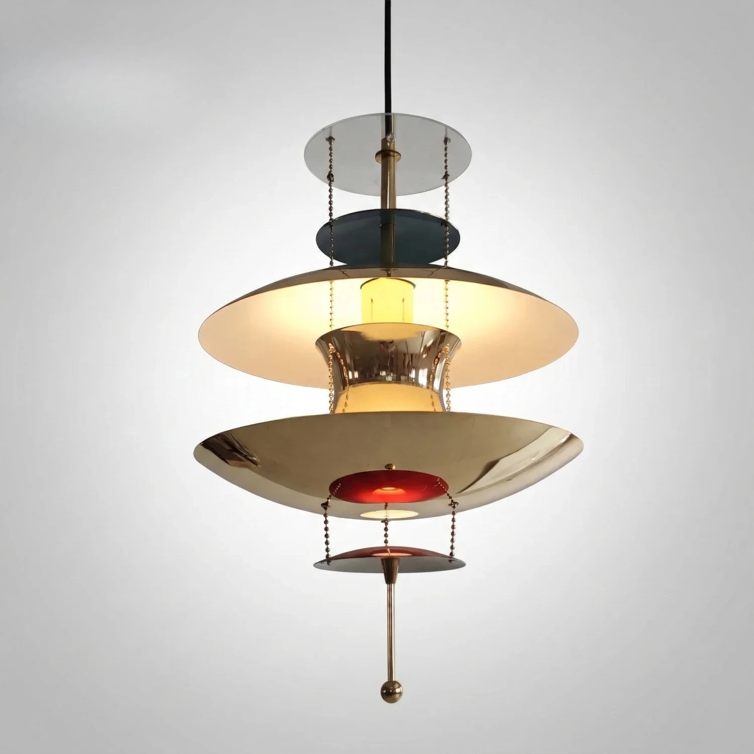 Danish-style Unique Restaurant Chandelier Creative LED Pendant Lights Nordic Cafe Bedroom Bar Counter Designer Lighting Fixtures