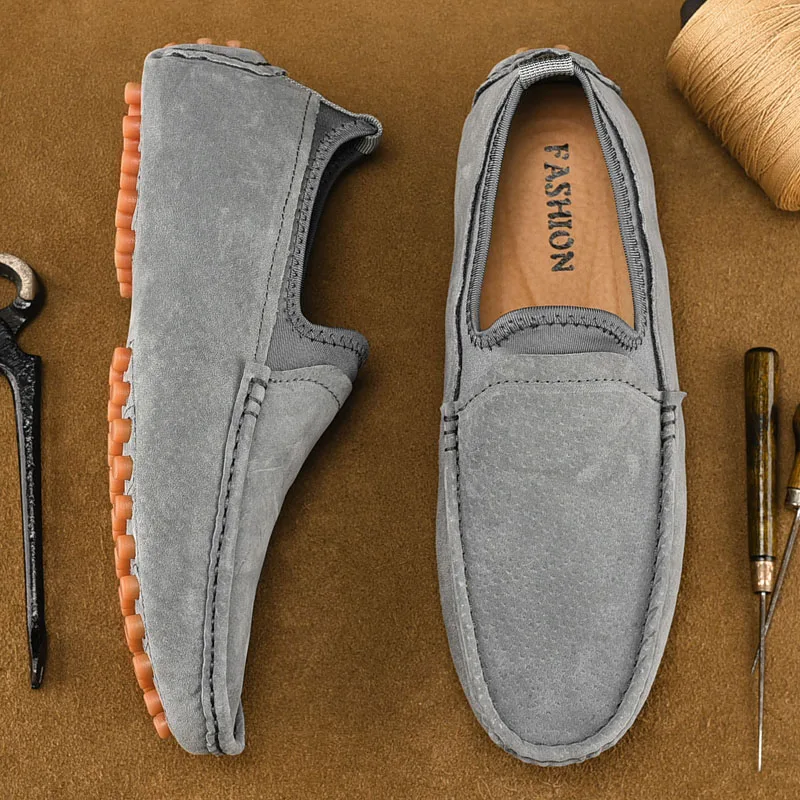 

2025Summer Breathable Comfortable Lightweight High Quality Hand-Stitched New Driving Tods Casual Shoes Men's Shoes38-44