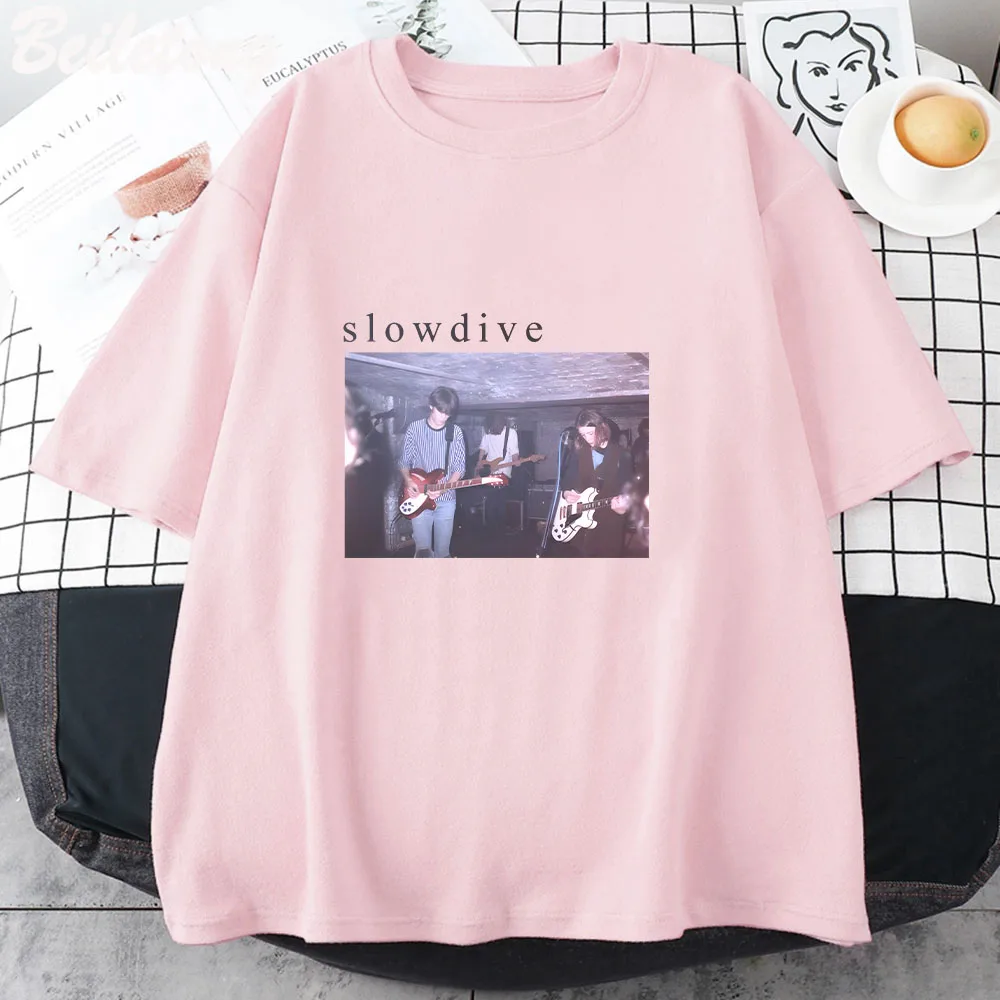 Slowdive Vintage T-shirt Cotton Men T Shirt New Tee Tshirt Womens Tops Harajuku Casual Cotton T Shirt New Tee Womens Tops